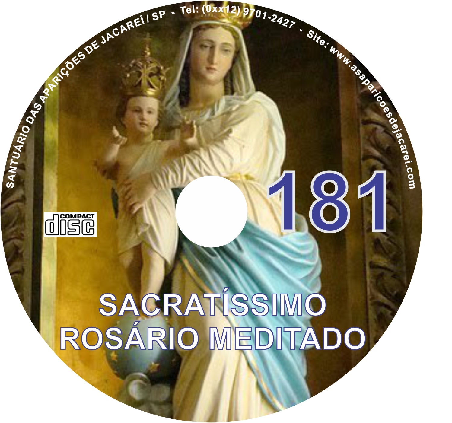 CD Rosário Meditado 181 CD Rosário Meditado 181